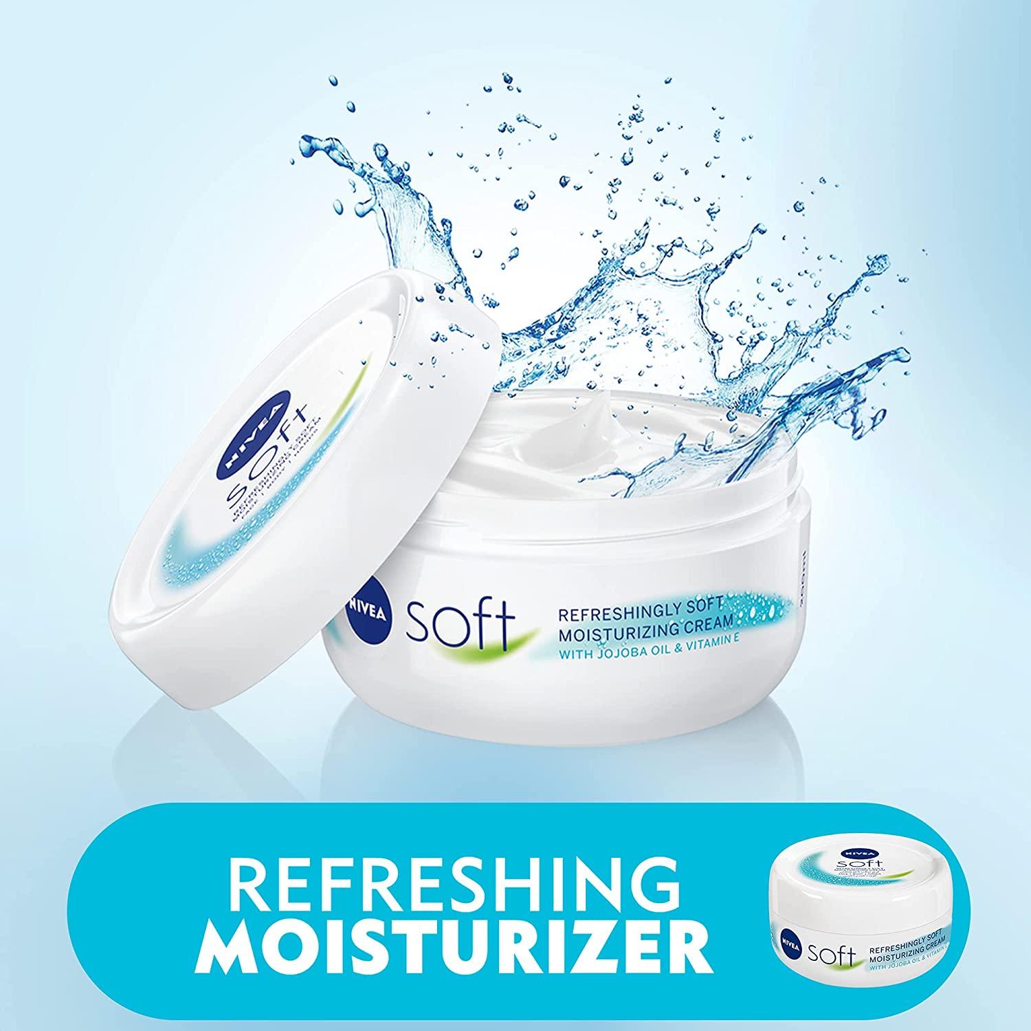 NIVEA Moisturising Cream, Soft Refreshing, Jar - Wellness Shoppee