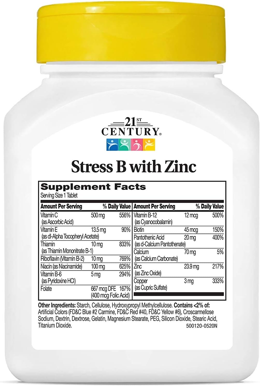 21st Century Stress B Zinc Tabs 66S