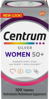 Centrum Silver Women 50+ Multivitamins, 100's - Wellness Shoppee