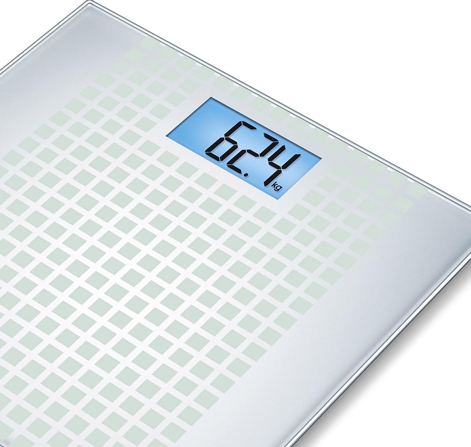 Beurer GS 206 Squares glass scale, GS 206 Squares grey - Wellness Shoppee