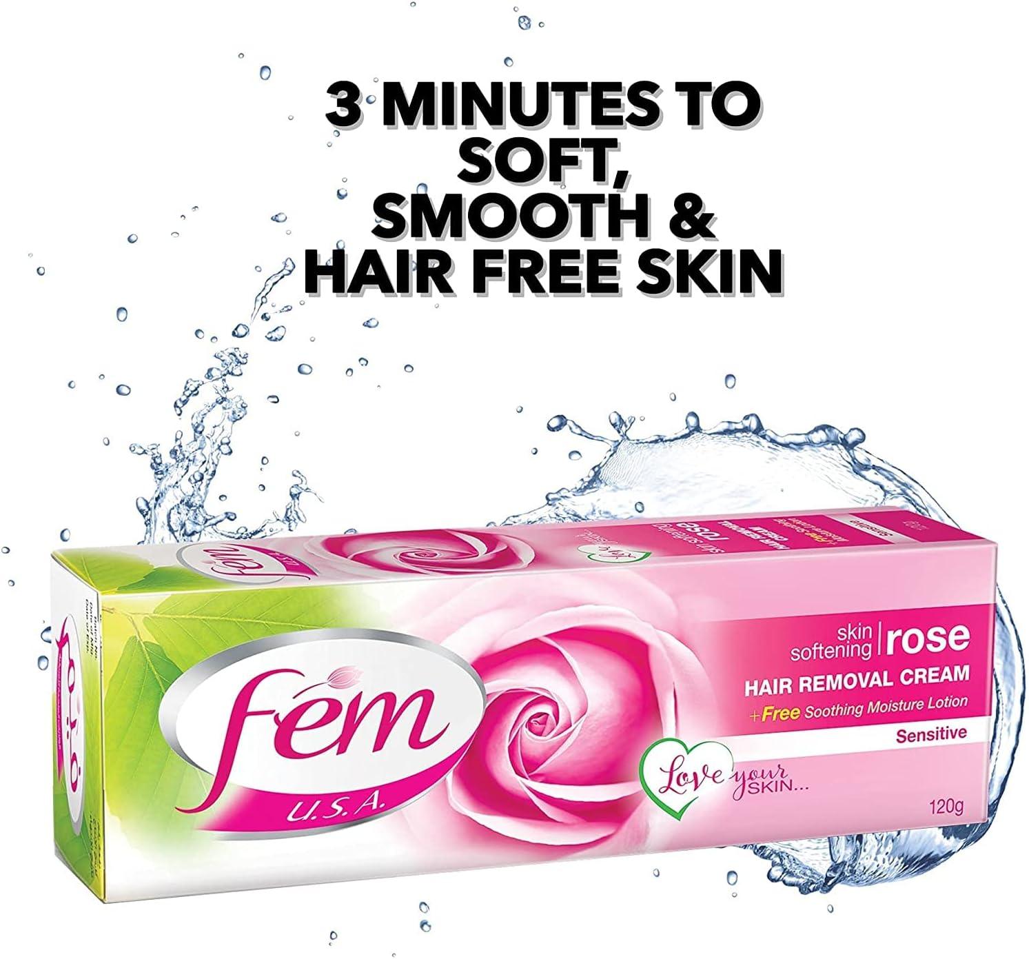 Fem Hair Removal Cream Rose 120g - Wellness Shoppee