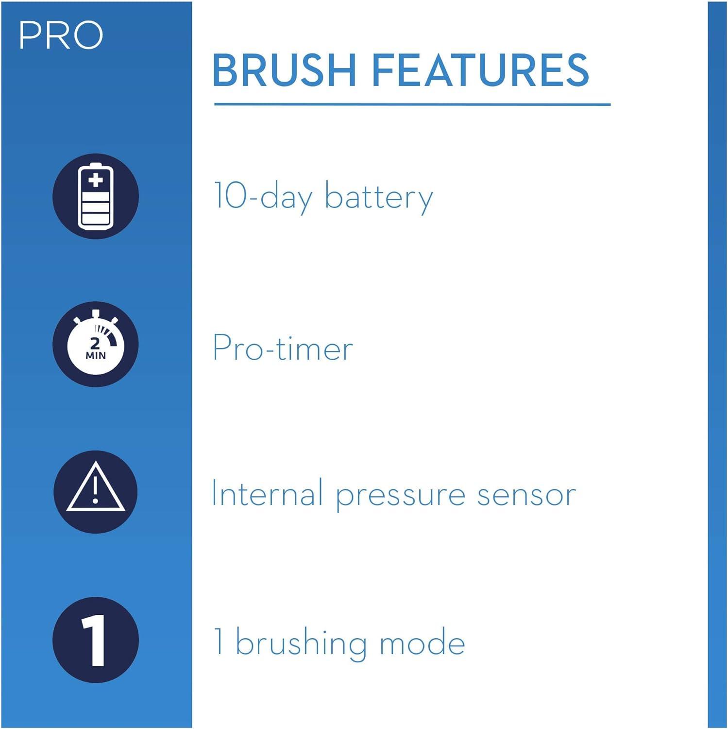 Oral-B Pro 1 Electric Toothbrush with Pressure Sensor - Wellness Shoppee