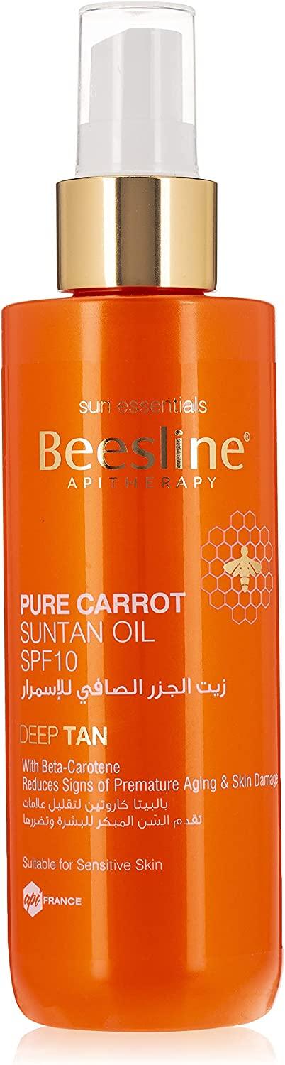 Beesline Pure Carrot Suntan Oil Spf 10 - Wellness Shoppee