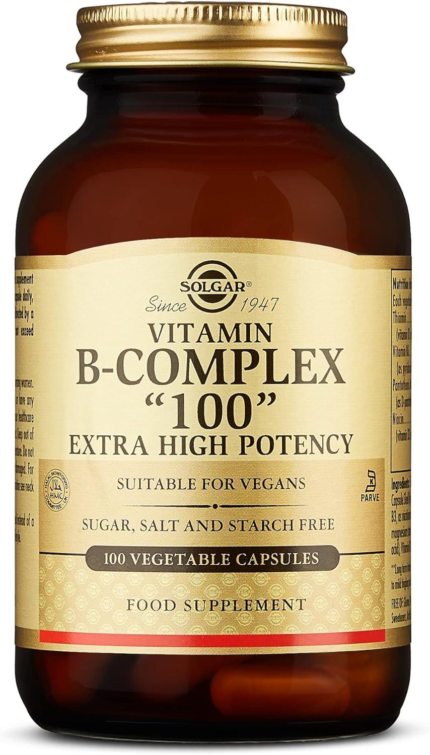 Solgar B-Complex "100" Capsules 100'S - Wellness Shoppee
