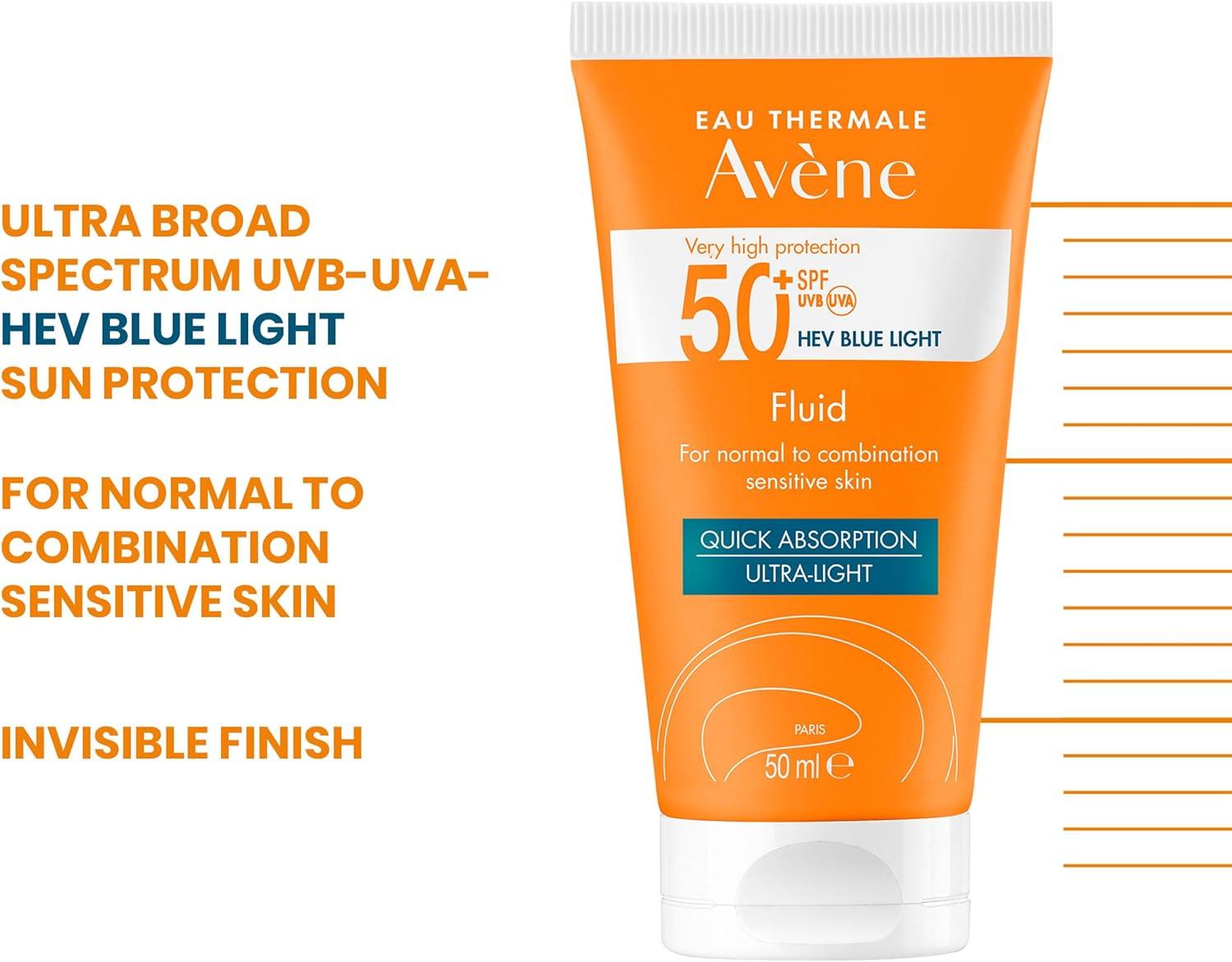 Thermale Avène Very High Protection Fluid SPF 50+ - Wellness Shoppee
