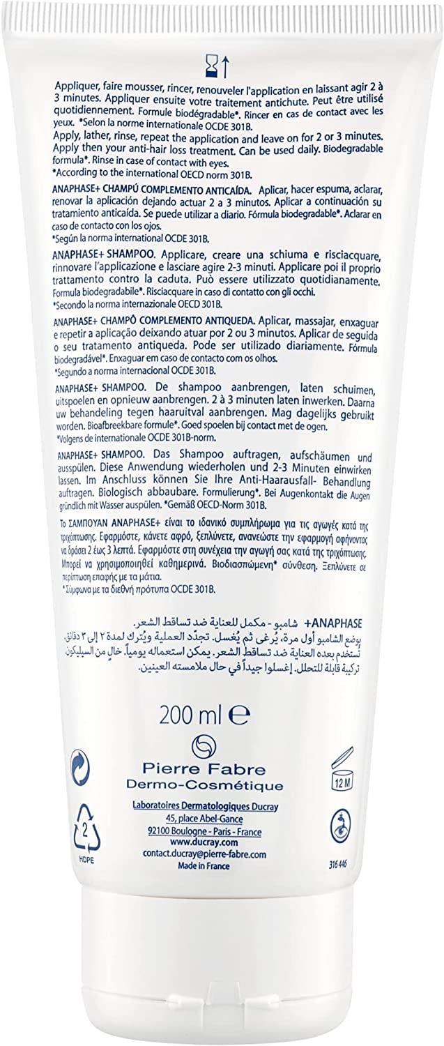 Ducray Anaphase Shampoo 200Ml - Wellness Shoppee