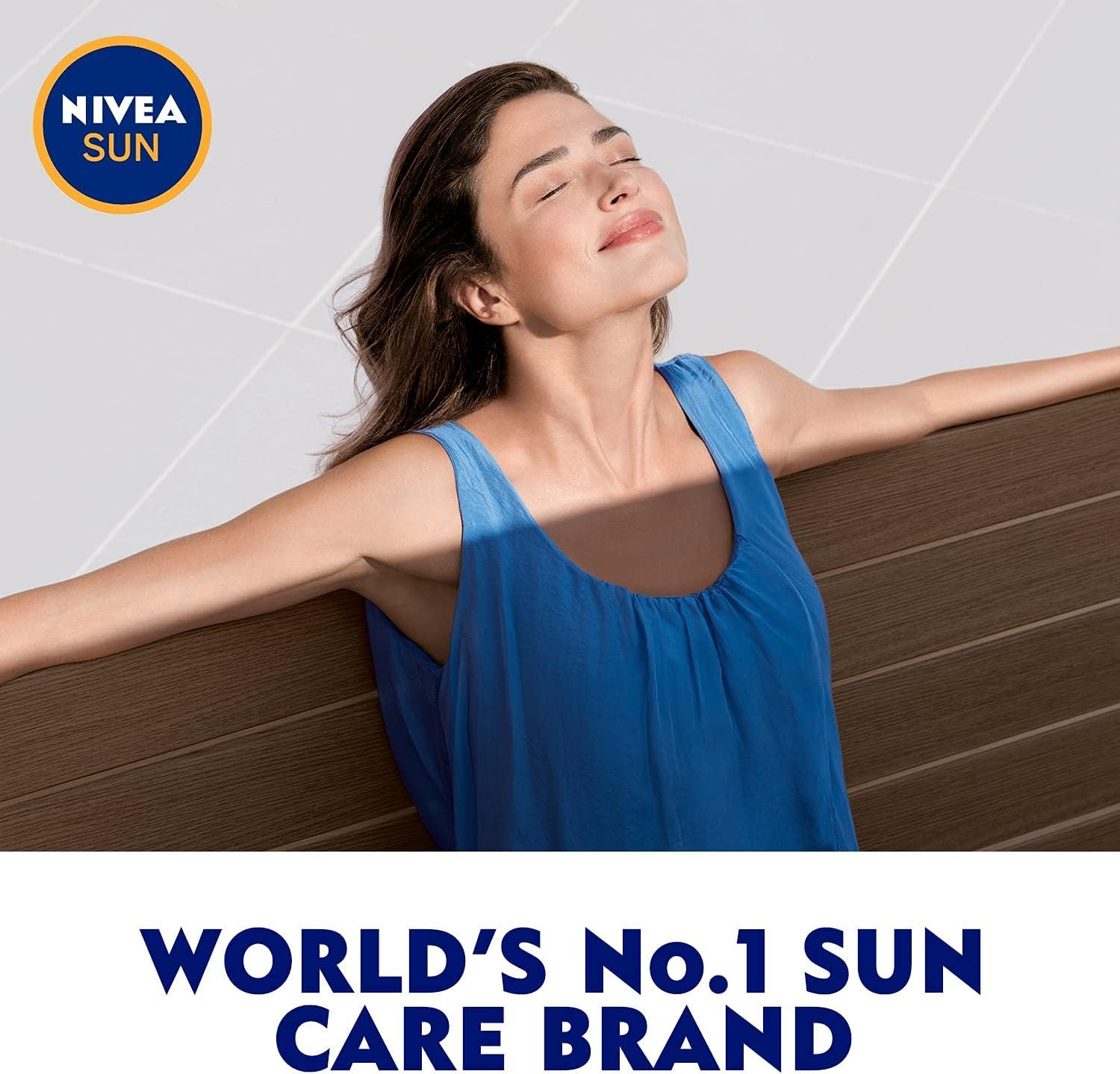 Nivea sun Face Cream, UV Shine Control, SPF 50, Tube 50ml - Wellness Shoppee