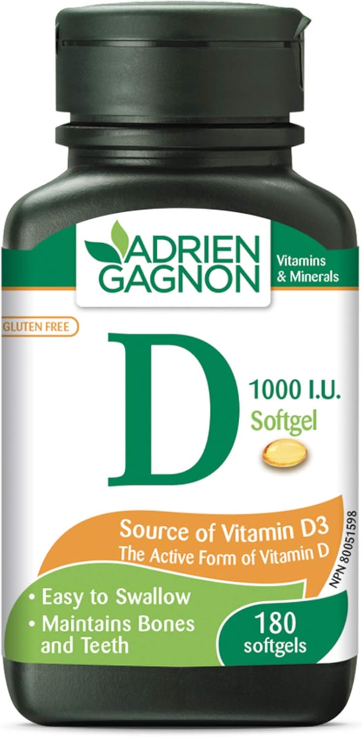 Adrien Gagnon Vitamin D 1000 IU Orange Chewable Tablets - 100 Tabs