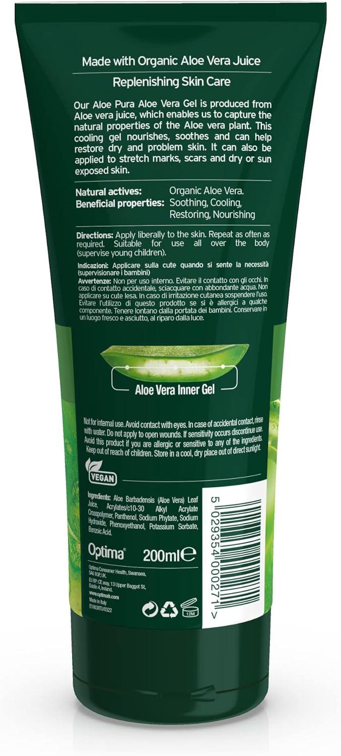 Aloe Pura Aloe Vera Gel 200ML - Wellness Shoppee