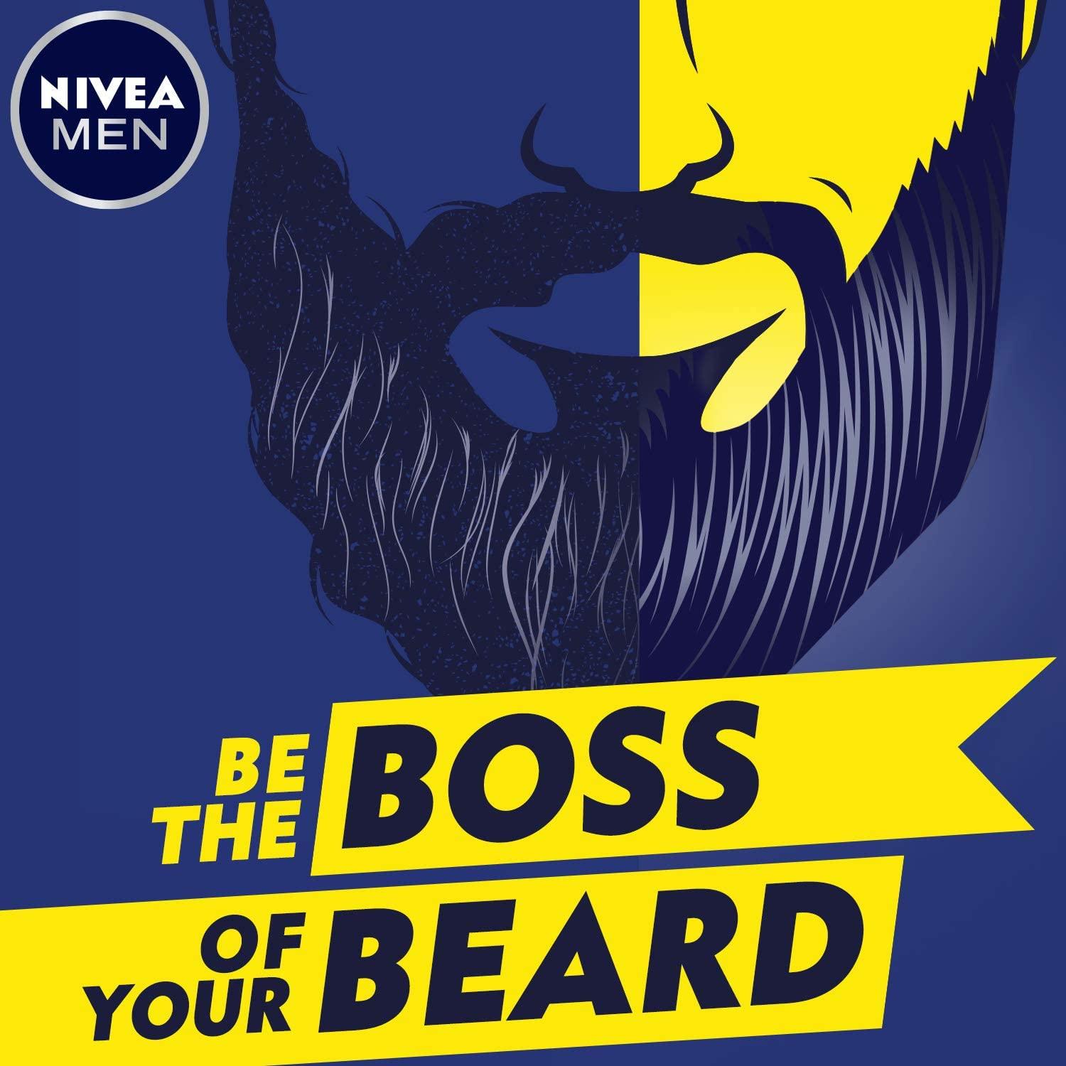 NIVEA MEN Beard & Face Wash Cleanser Barber Pro Range Clean & Soft Beard 100ml - Wellness Shoppee