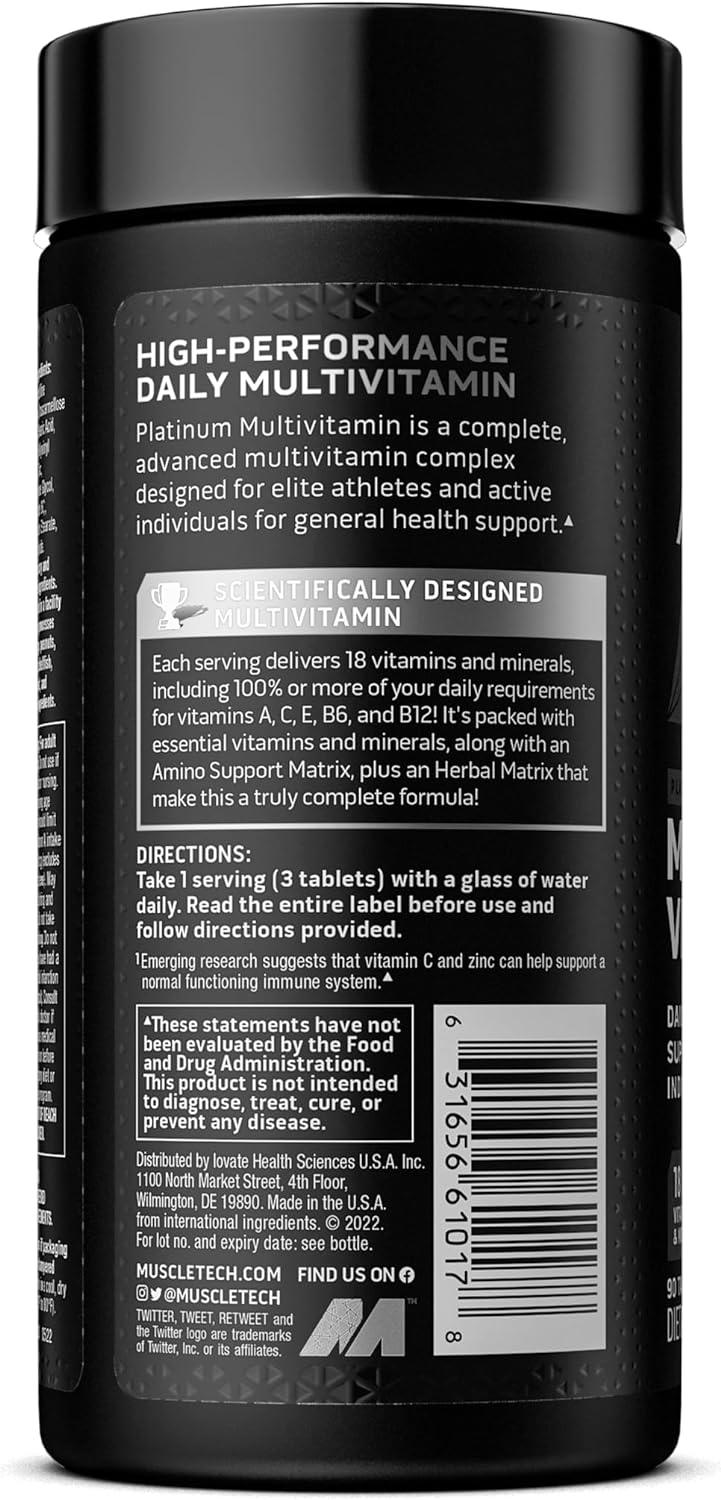 MuscleTech Platinum Multi Vitamin 90's - Wellness Shoppee