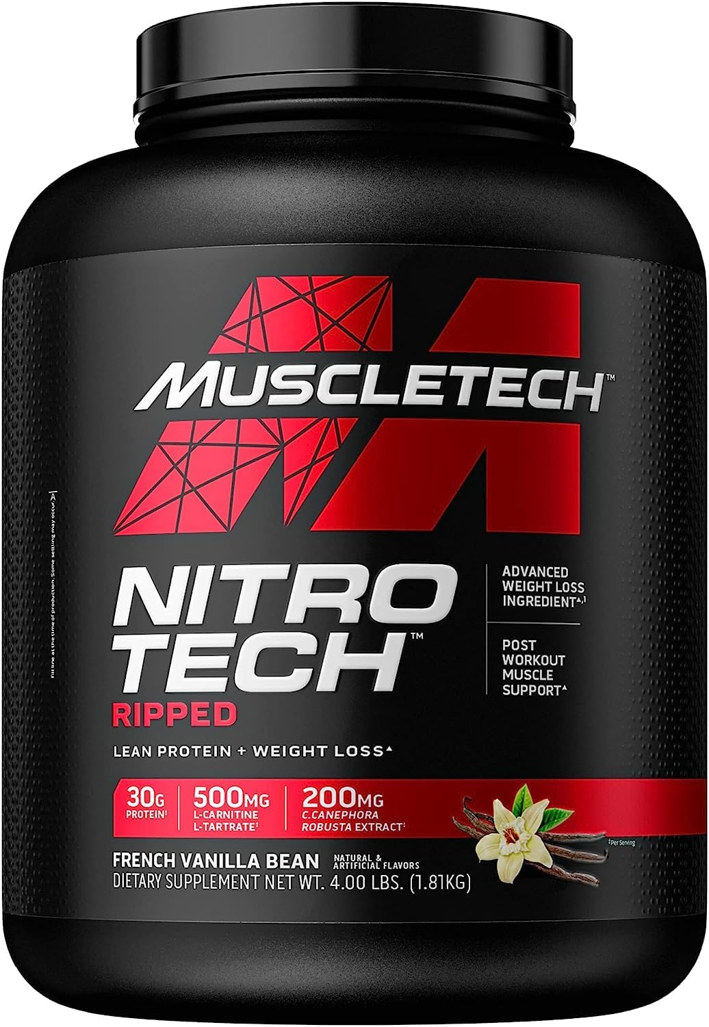 MuscleTech Nitrotech Ripped Powder 4 LB