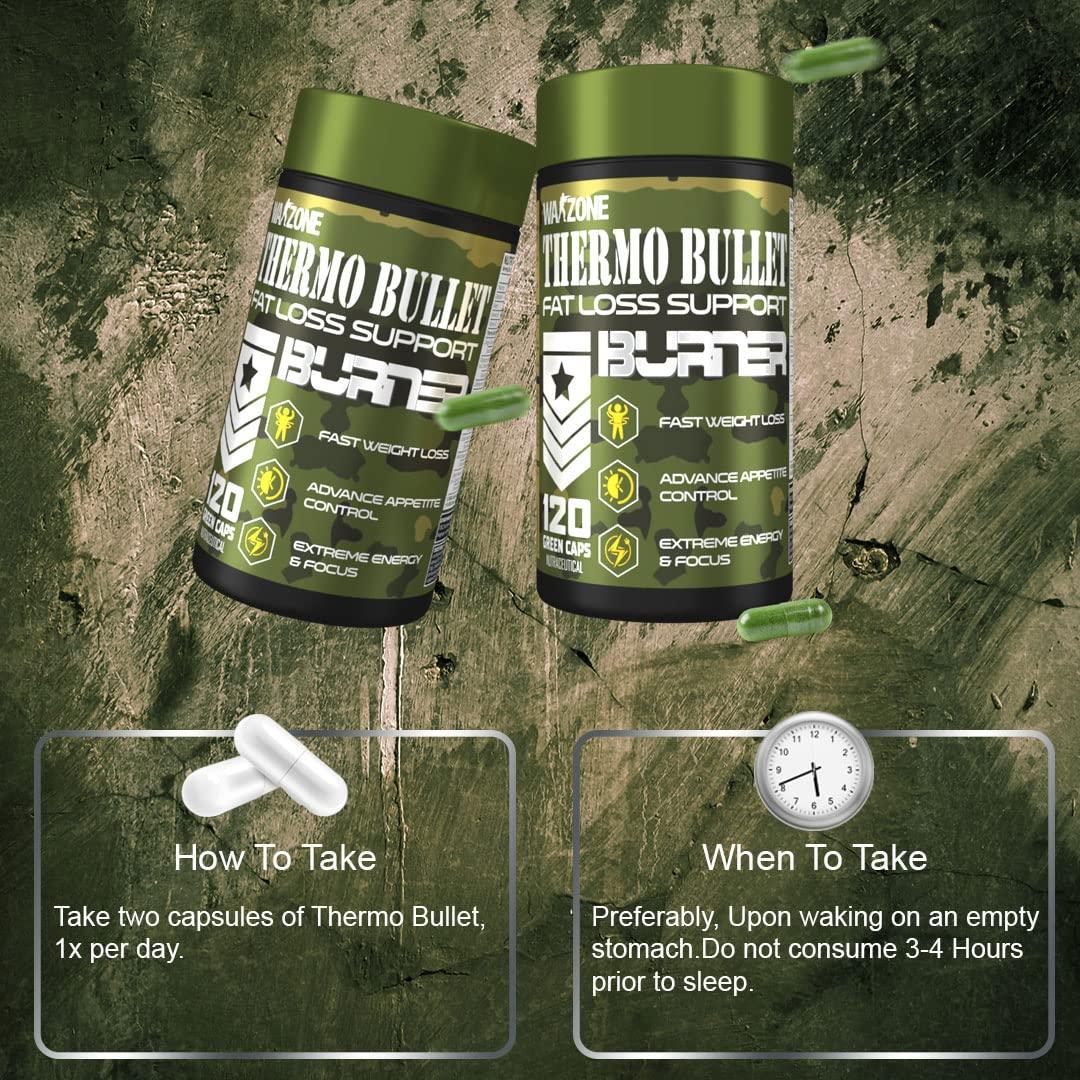 Warzone Thermo Bullet Thermogenic Fat Burner - Wellness Shoppee