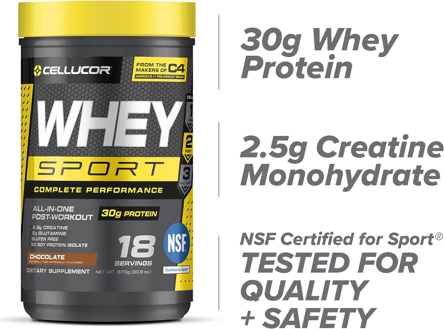 Cellucor Whey Sport Protein Powder 2lb