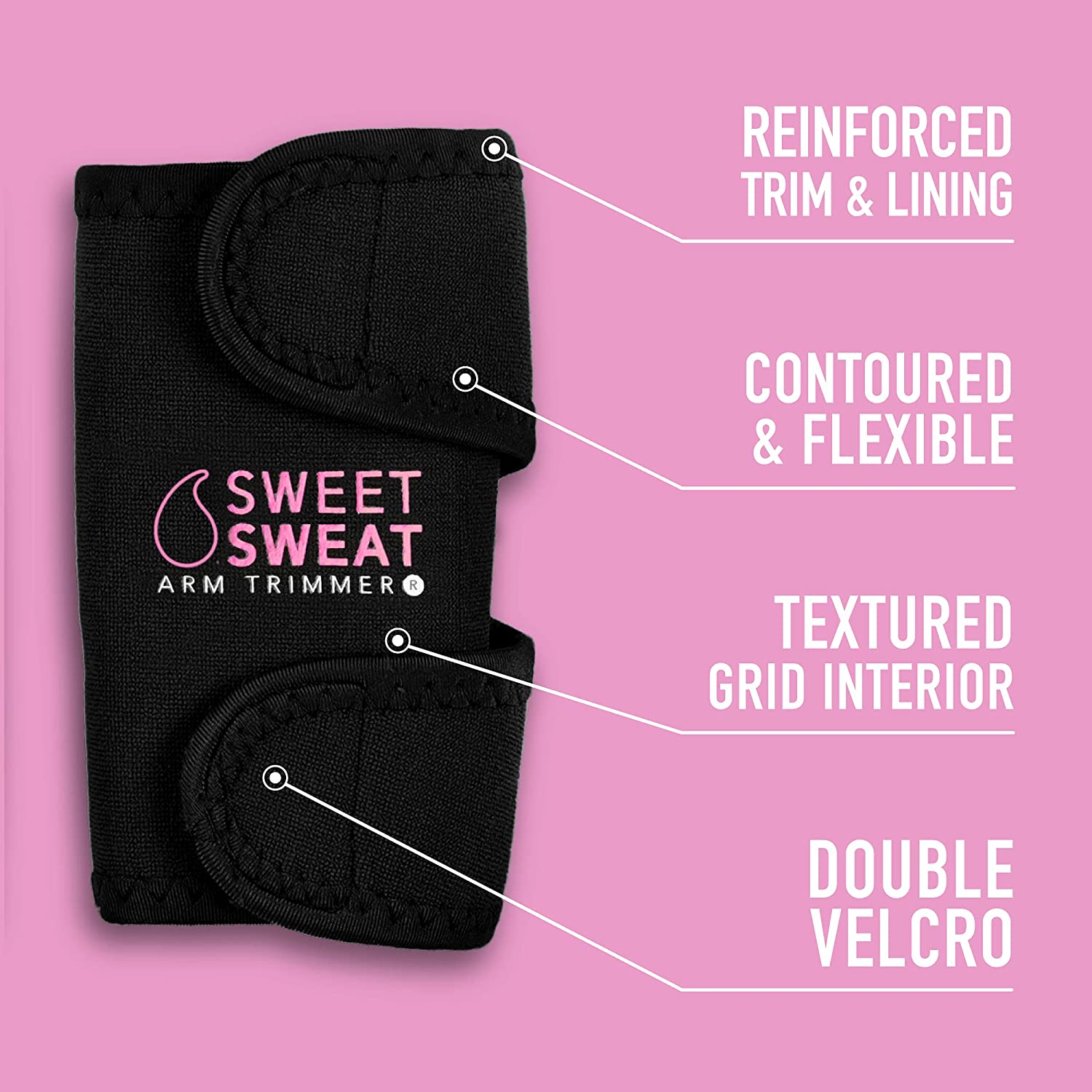 Sports Research Sweet Sweat Toned Arm Workout Trimmers for Men & Women
