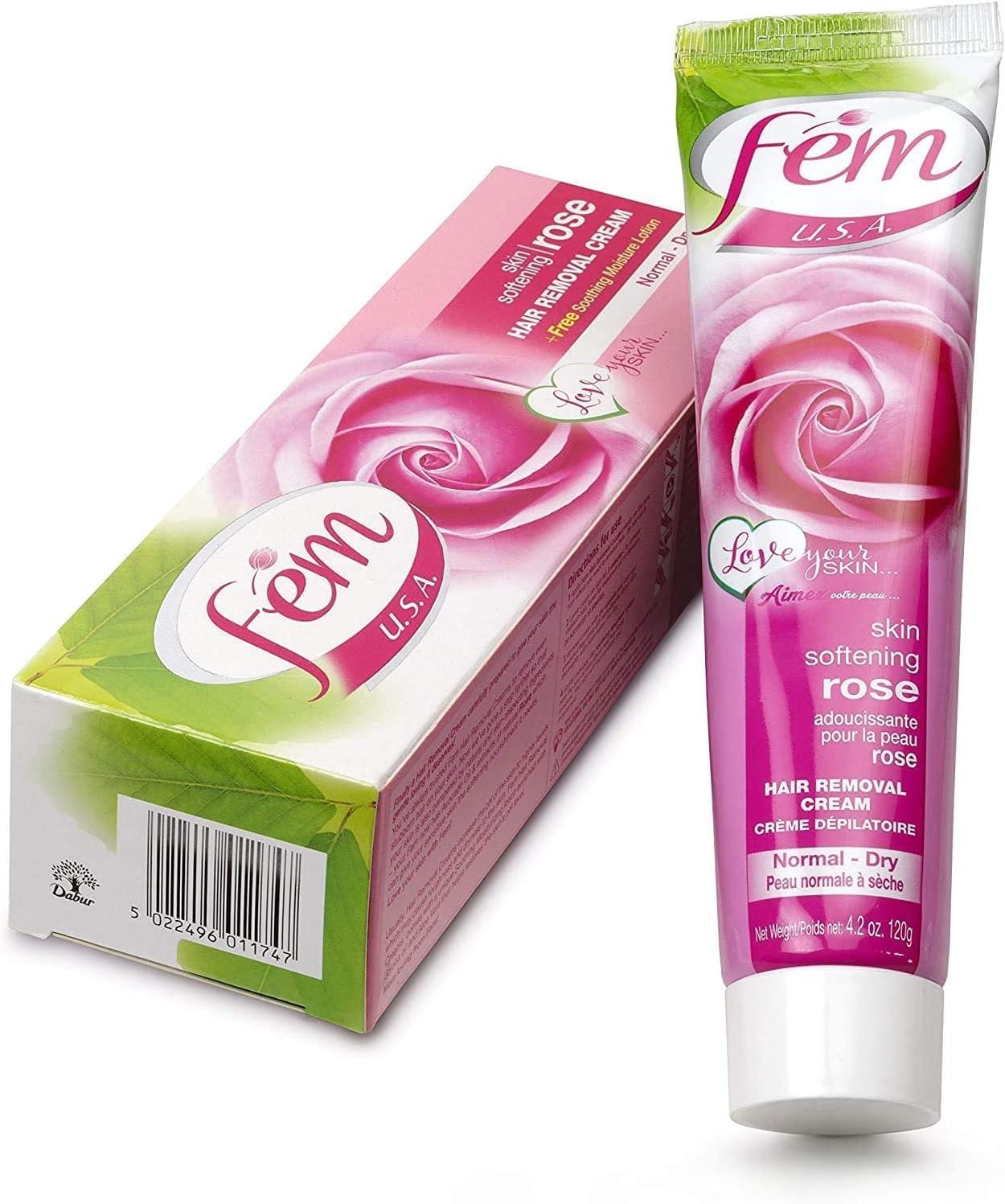 Fem Hair Removal Cream Rose 120g - Wellness Shoppee
