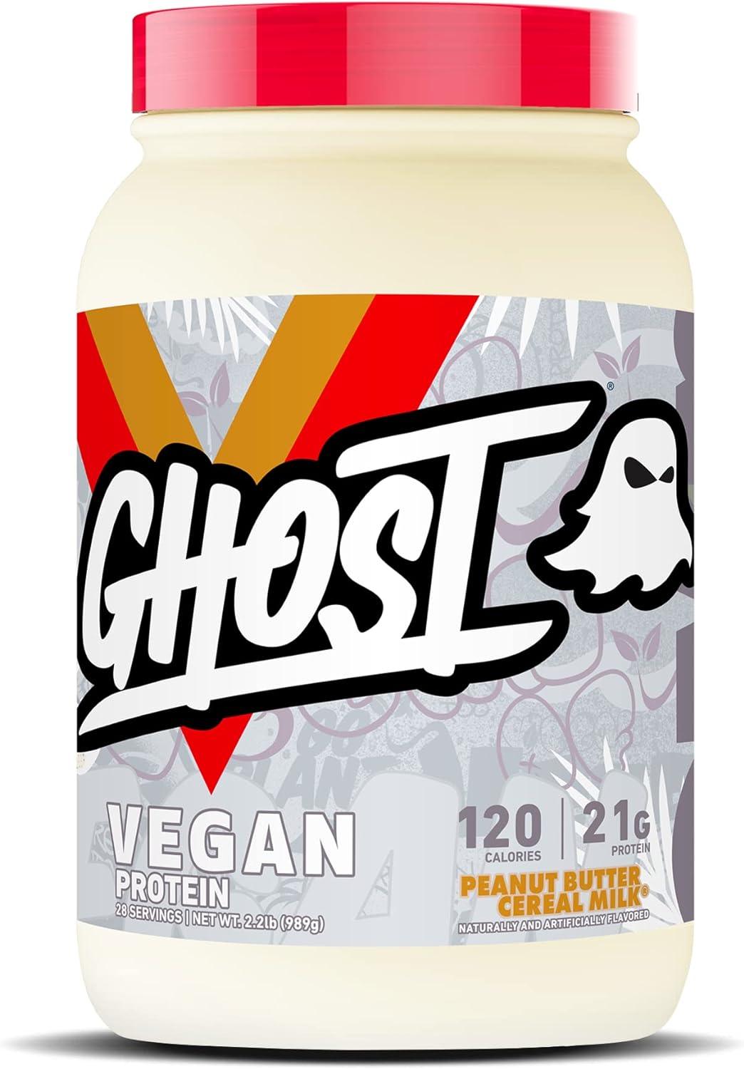 Ghost Vegan Protein Peanut Butter Cereal Milk 2.2lb - Wellness Shoppee