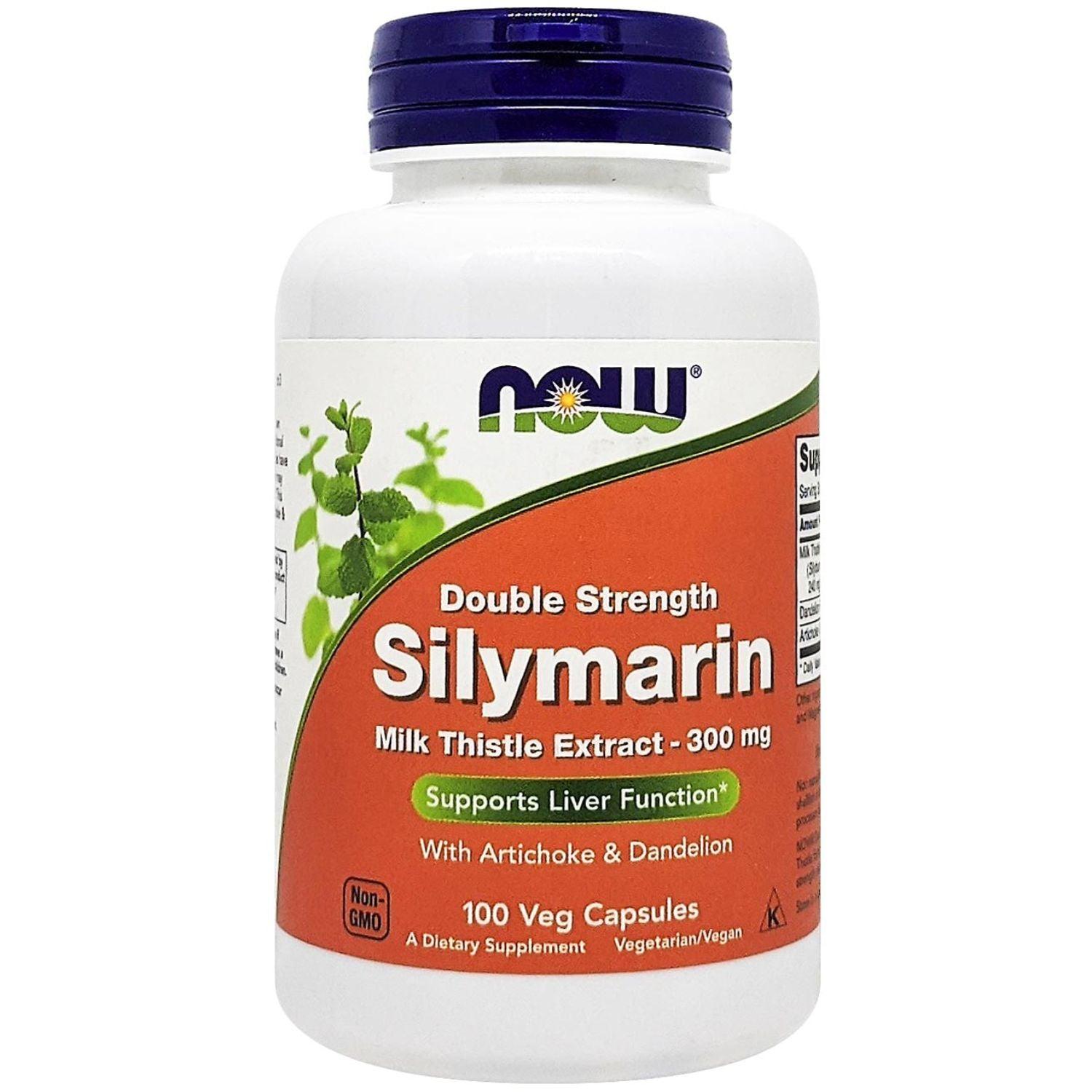 Now Foods Silymarin Milk Thistle Extract 300mg Vegetable Capsules 100's - Wellness Shoppee
