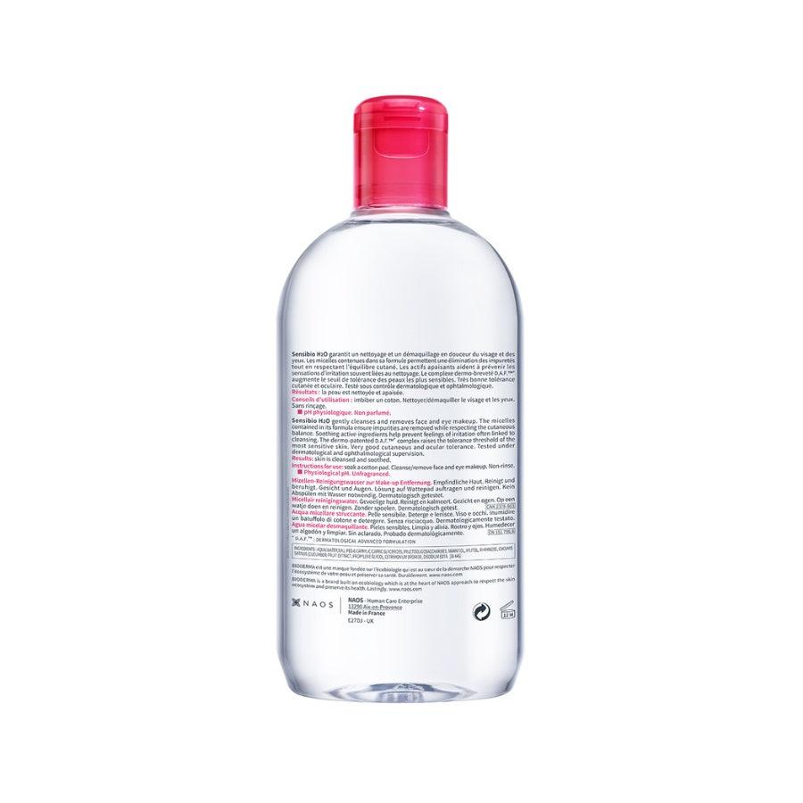 Bioderma Sensibio H20 500Ml Without Pump - Wellness Shoppee