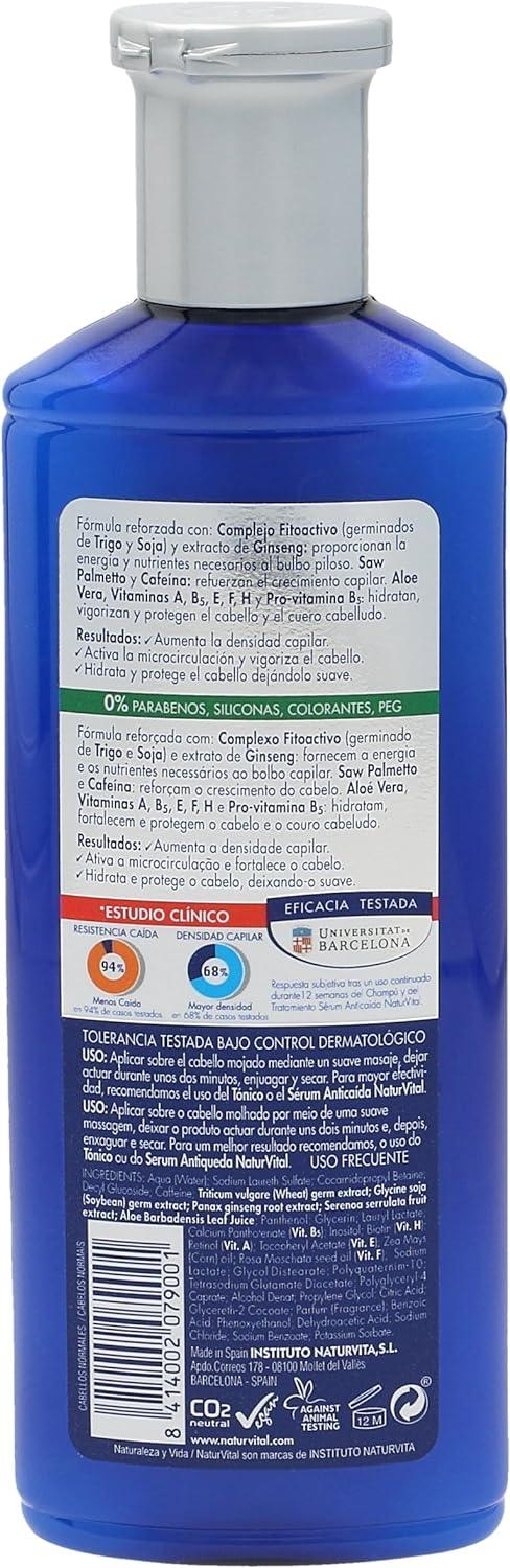 Naturvital Normal Anti-Hair Loss Shampoo 300 Ml - Wellness Shoppee