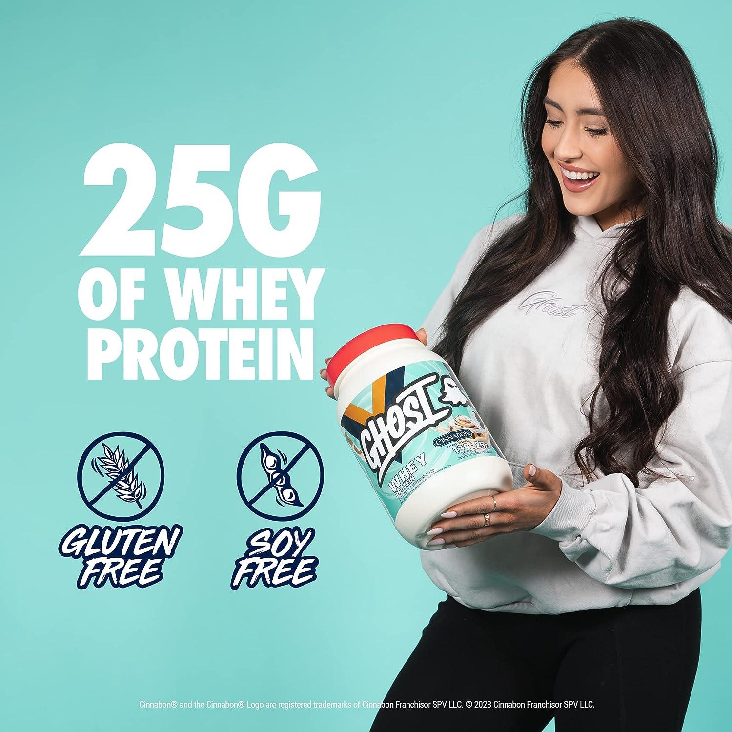 Ghost Whey Protein Powder - 2lb, 25g Of Protein - Wellness Shoppee