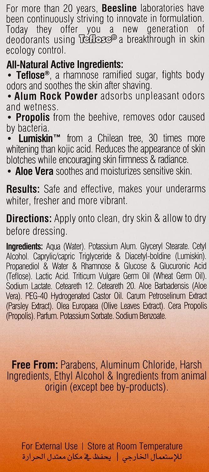 Beesline Whitening Roll-On Deodorant, Pacific Islands - Wellness Shoppee