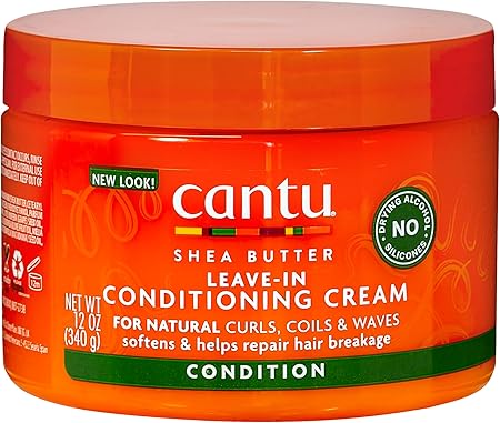 Cantu Shea Butter For Natural Hair Leave In Conditioning Repair Cream, 12 Ounce