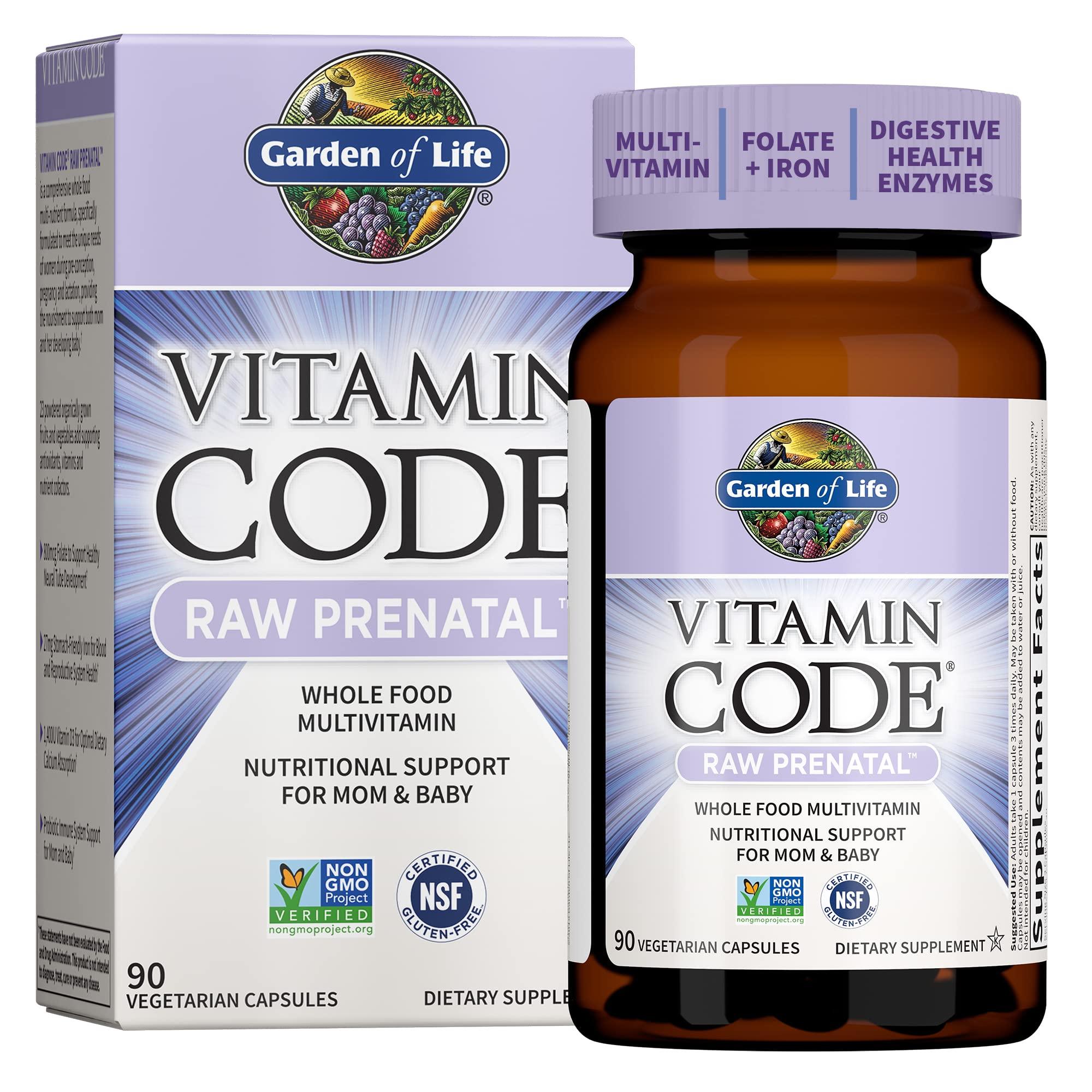 Garden of Life Vitamin Code Raw Prenatal 90's - Wellness Shoppee