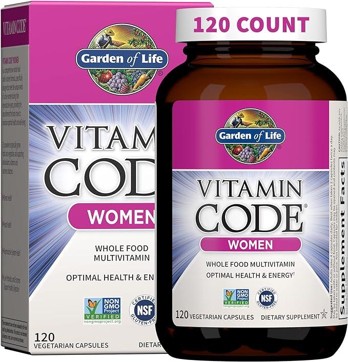 Garden of Life Vitamin Code Women's Multi 120s - Wellness Shoppee