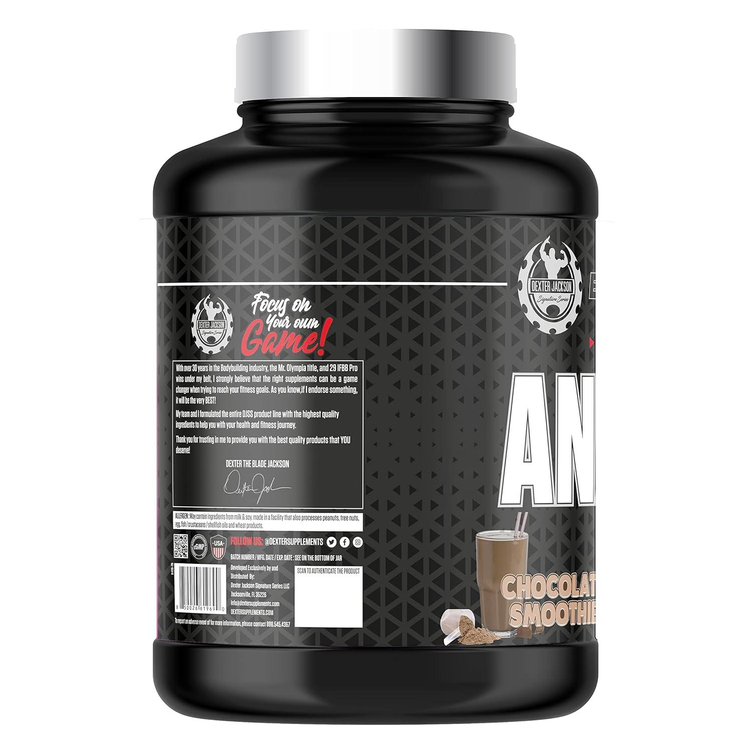 Dexter Jackson Black Series Anabolic Whey 5 Lbs - Chocolate Smoothie - Wellness Shoppee