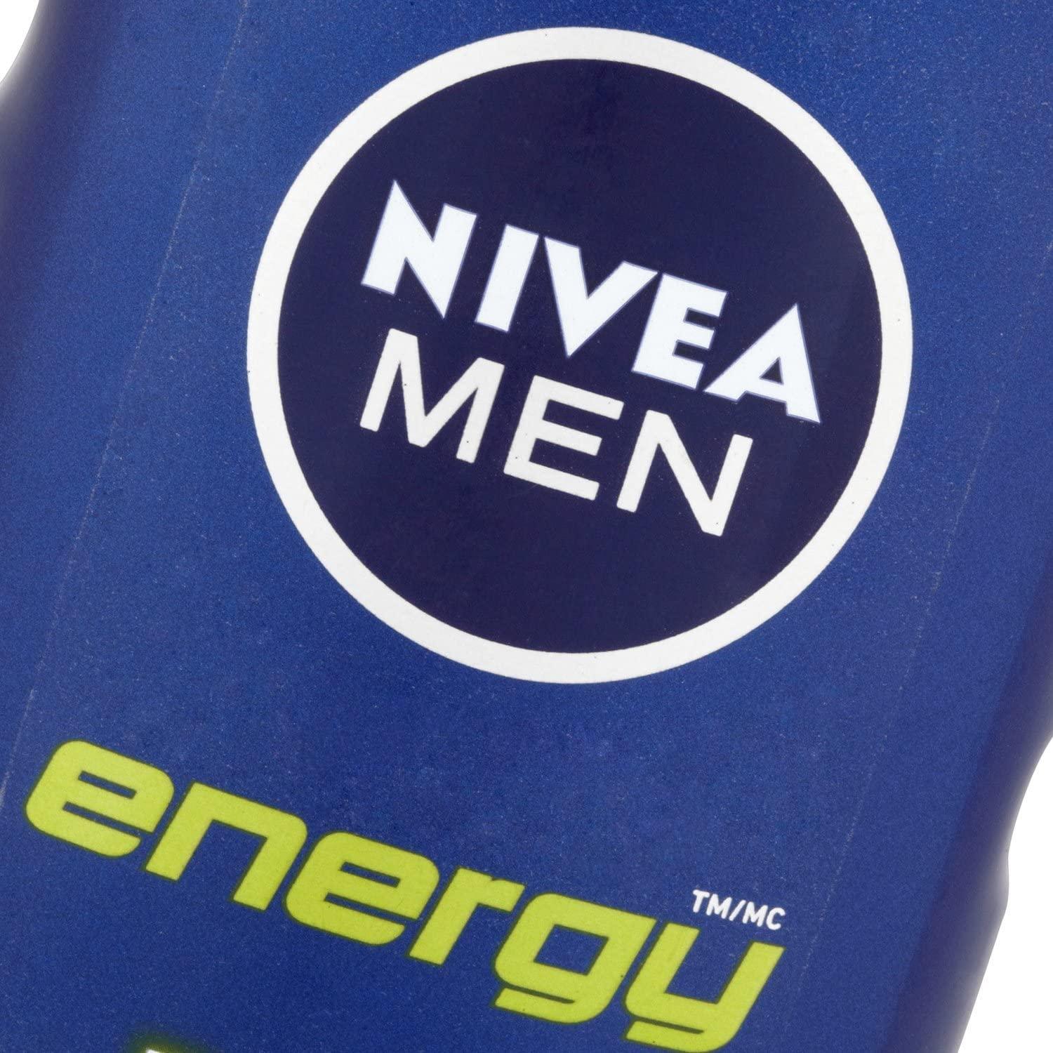 Nivea Men Shower Gel - Energy (500ml) - Wellness Shoppee