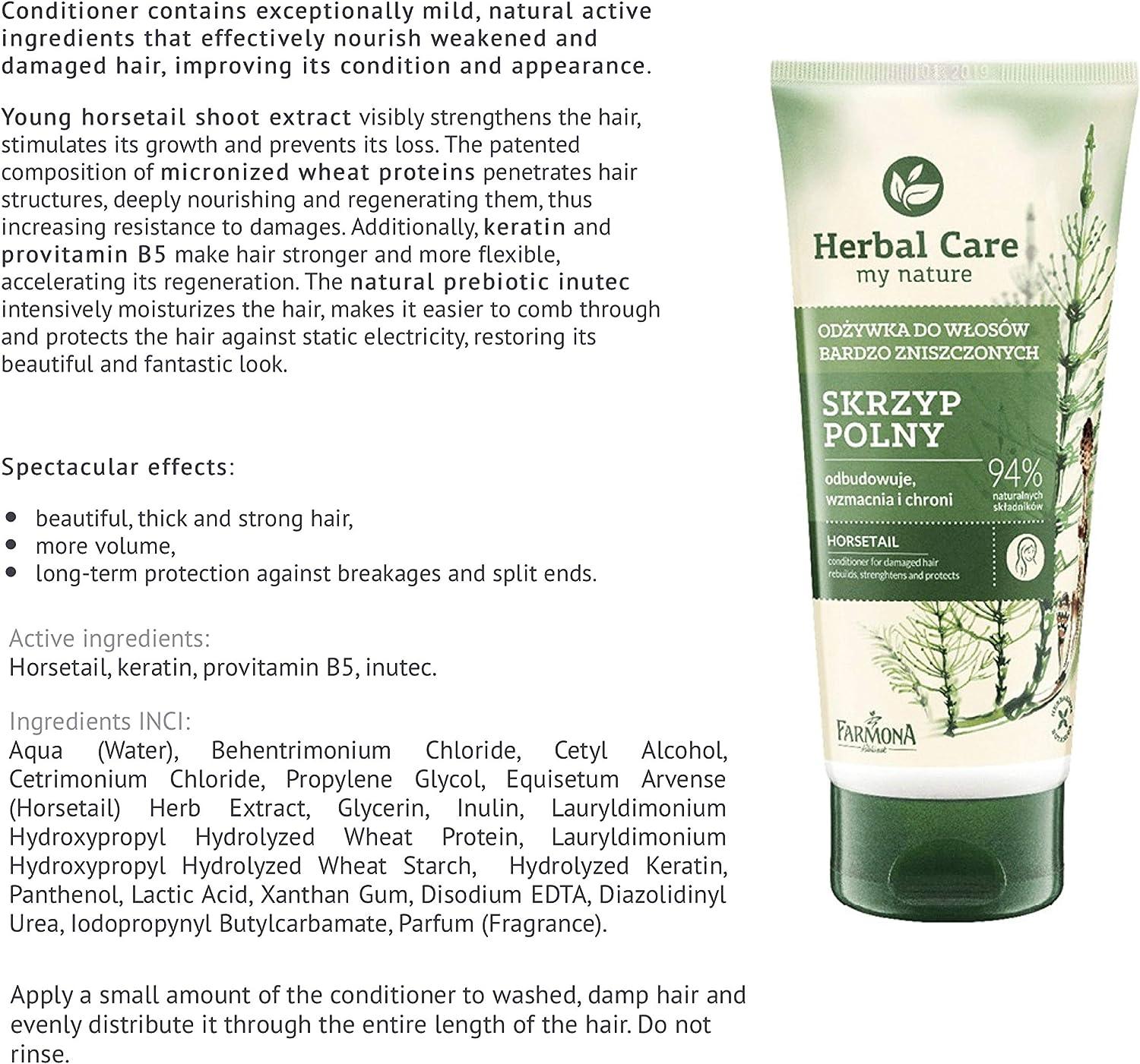 FARMONA Herbal Care: Horsetail shampoo - Wellness Shoppee