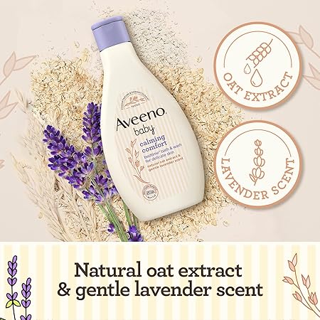 Aveeno Baby Calming Comfort Bedtime Bath and Wash 250ml
