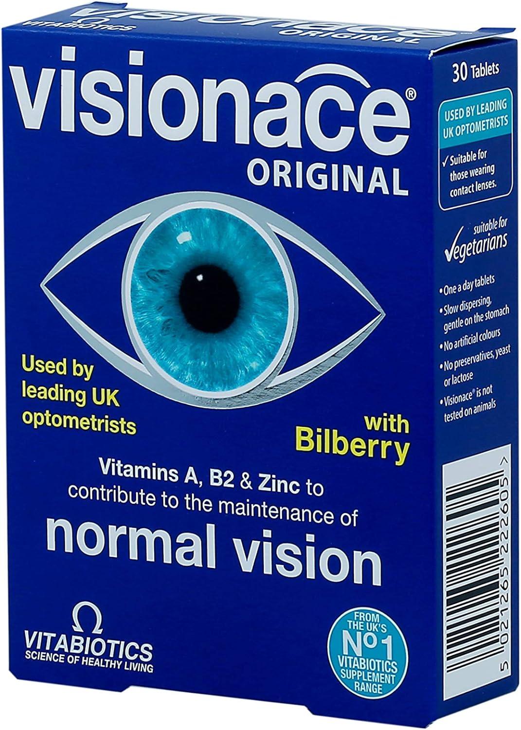 Vitabiotics Visionace 30 Tablets - Wellness Shoppee