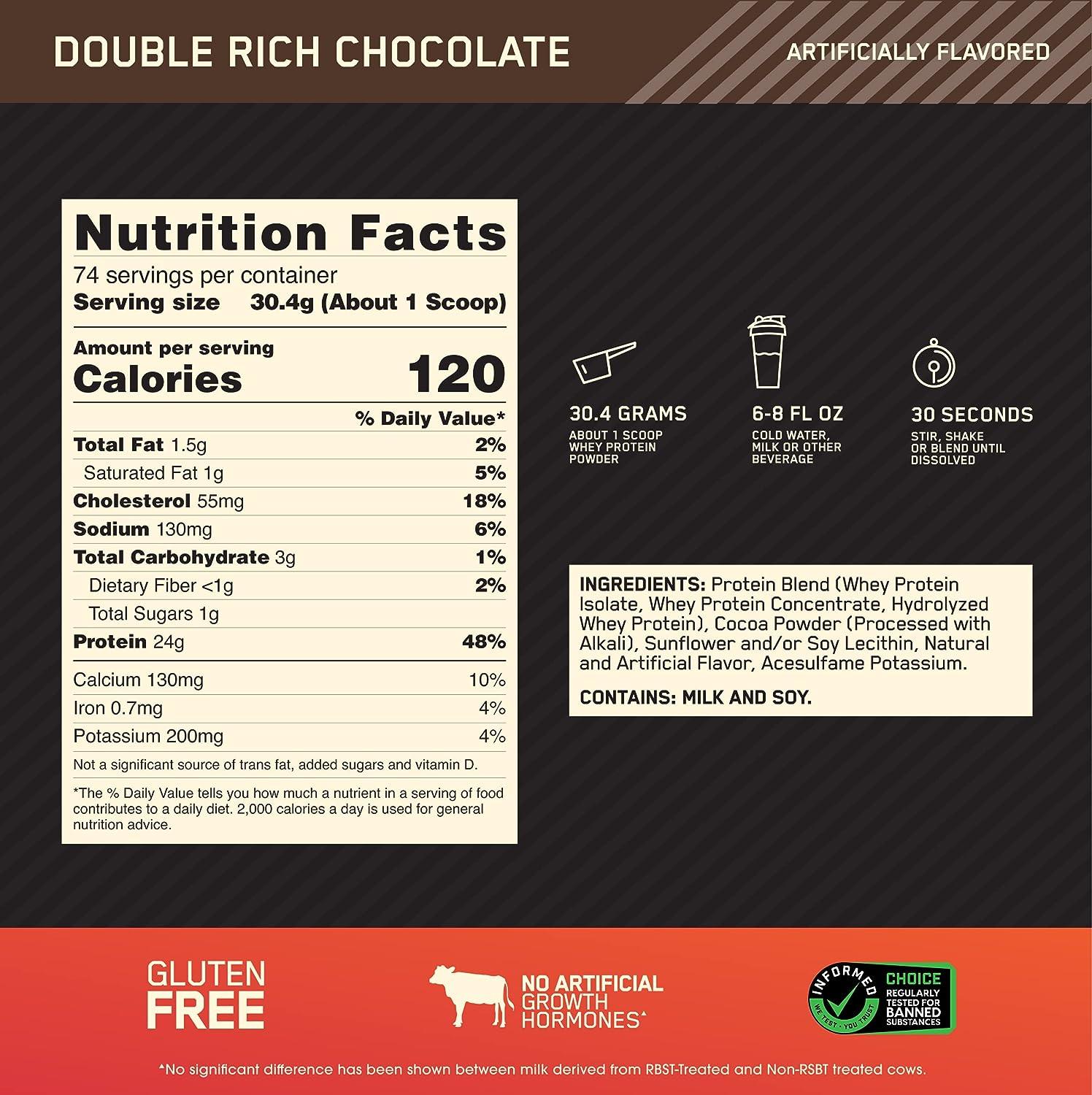 Optimum Nutrition 100% Gold Standard Whey 5lbs - Wellness Shoppee