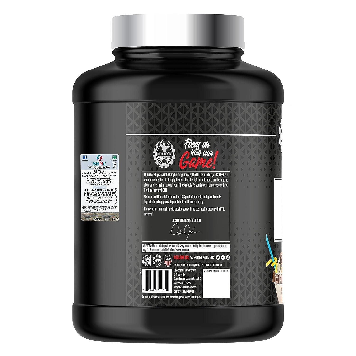 Dexter Jackson Black Series Isolate Whey - Wellness Shoppee