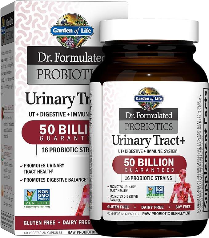 Garden of Life Dr. Formulated Probiotics Urinary Tract+ - 60 VCaps - Wellness Shoppee