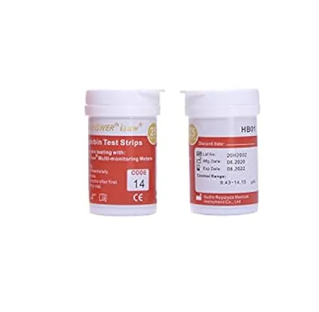 Accu Answer Haemoglobin Test Strip - 50 Pieces
