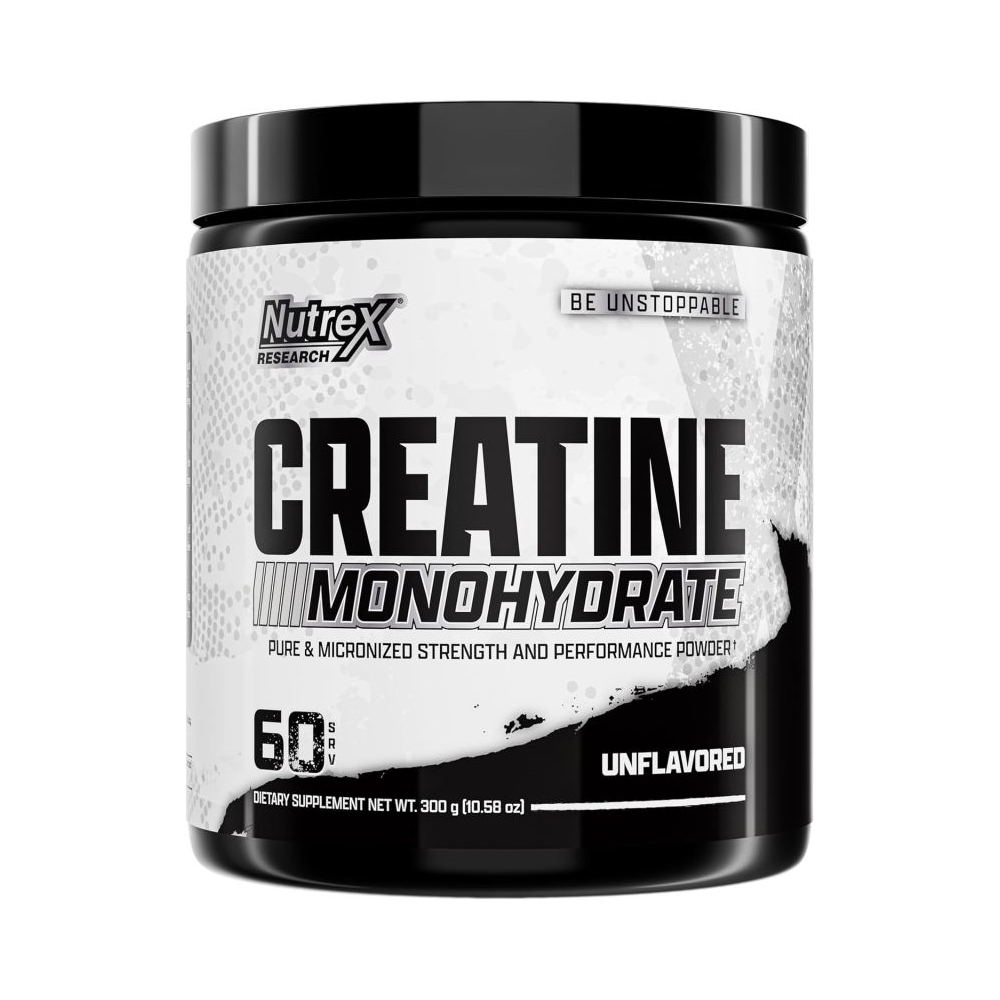 Nutrex Research Creatine Monohydrate Unflavoured 300g, 60 serving