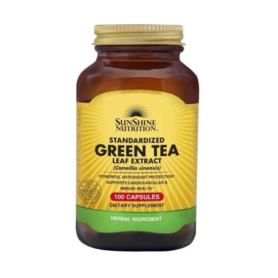 Sunshine Nutrition Green Tea 320 mg 100 Capsules - Wellness Shoppee