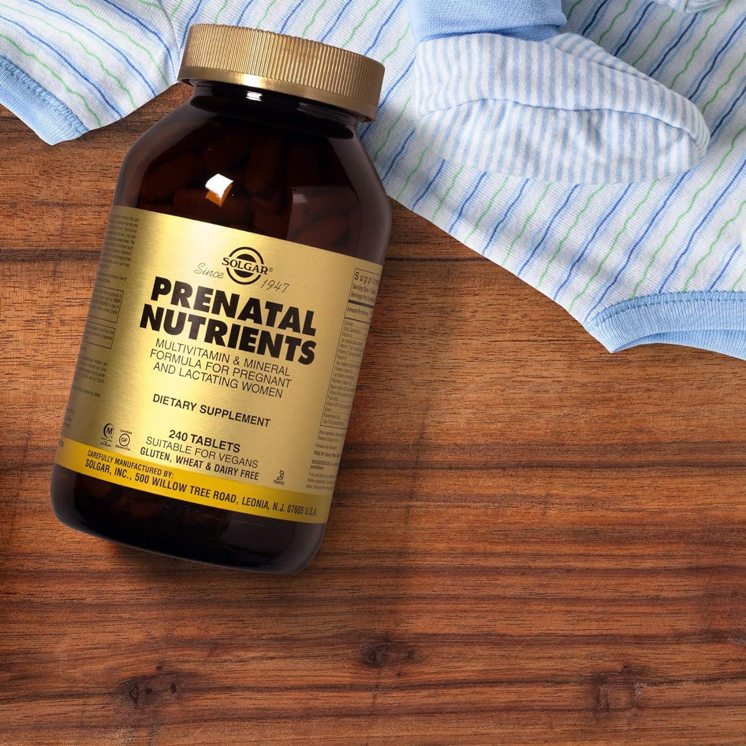 Solgar Prenatal Nutrients Tablets, 120 Tabs - Wellness Shoppee