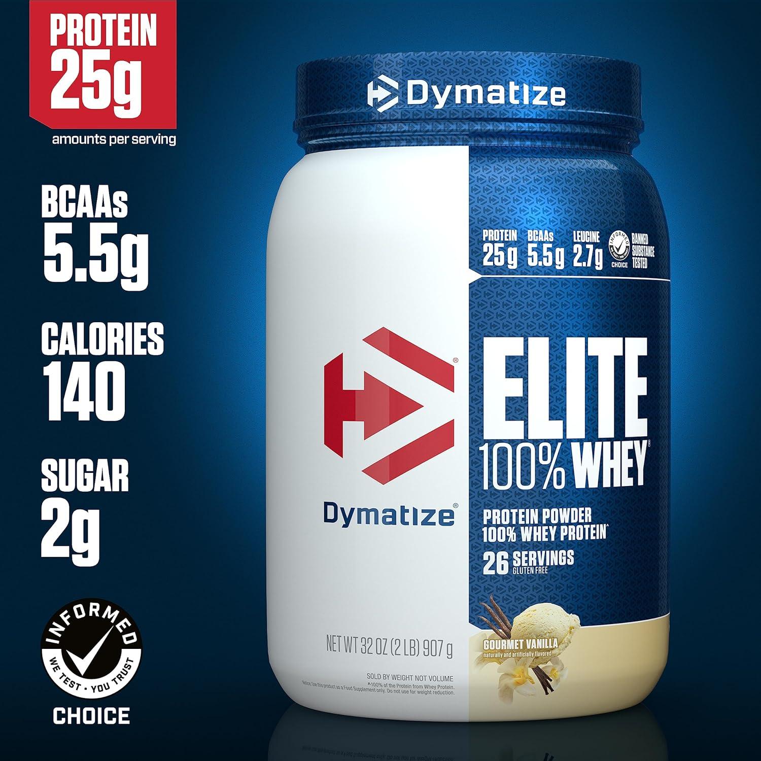 Dymatize Elite Whey Protein Gourmet Vanilla 2lbs - Wellness Shoppee
