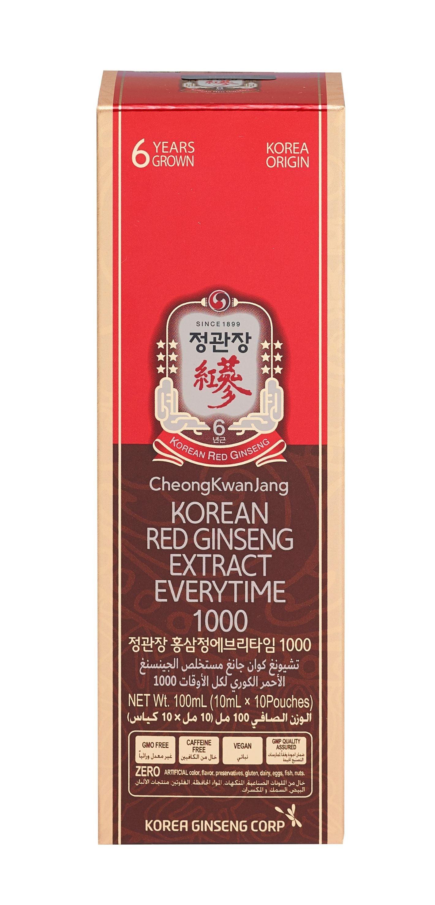 Add to Favourites Korean Red Ginseng Extract EveryTime 1000 - Wellness Shoppee