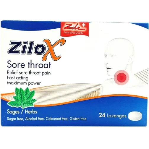 Zilox Herbs Cough Lozenges 24s - Wellness Shoppee