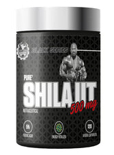 Black Series Pure Shilajit 500mg - Premium Ayurvedic Supplement for Energy, Stamina, and Overall Wellness (120 Veggie Capsules)