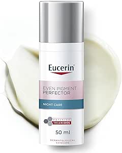 Eucerin Even Pigment Perfector Face Night Cream with Thiamidol, Reduces Dark Spots and Regenerates Skin, Absorbs Quickly, Moisturizer for All Skin Types, 50ml
