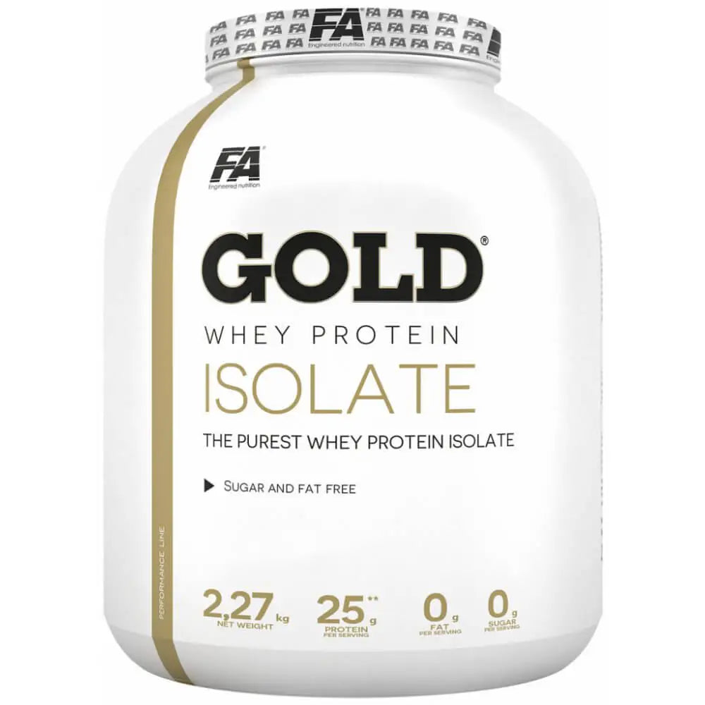 FA Gold Whey Protein Isolate Sugar Free 2.27 kg - Wellness Shoppee