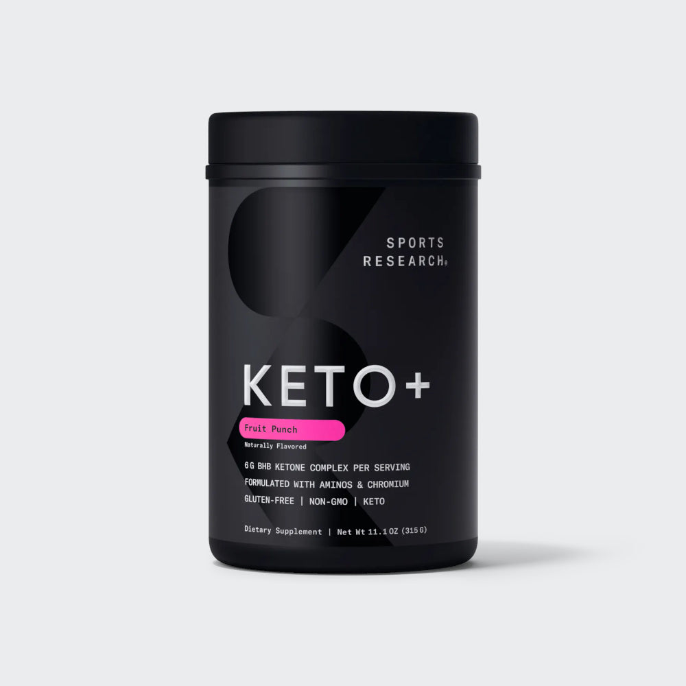 Sports Research Keto Plus Exogenous Ketones(BHB) - 30 Servings, Boost Ketones