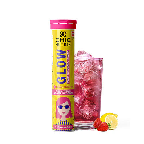 Chicnutrix Glow - For Healthier, More Radiant Skin - Strawberry & Lemon
