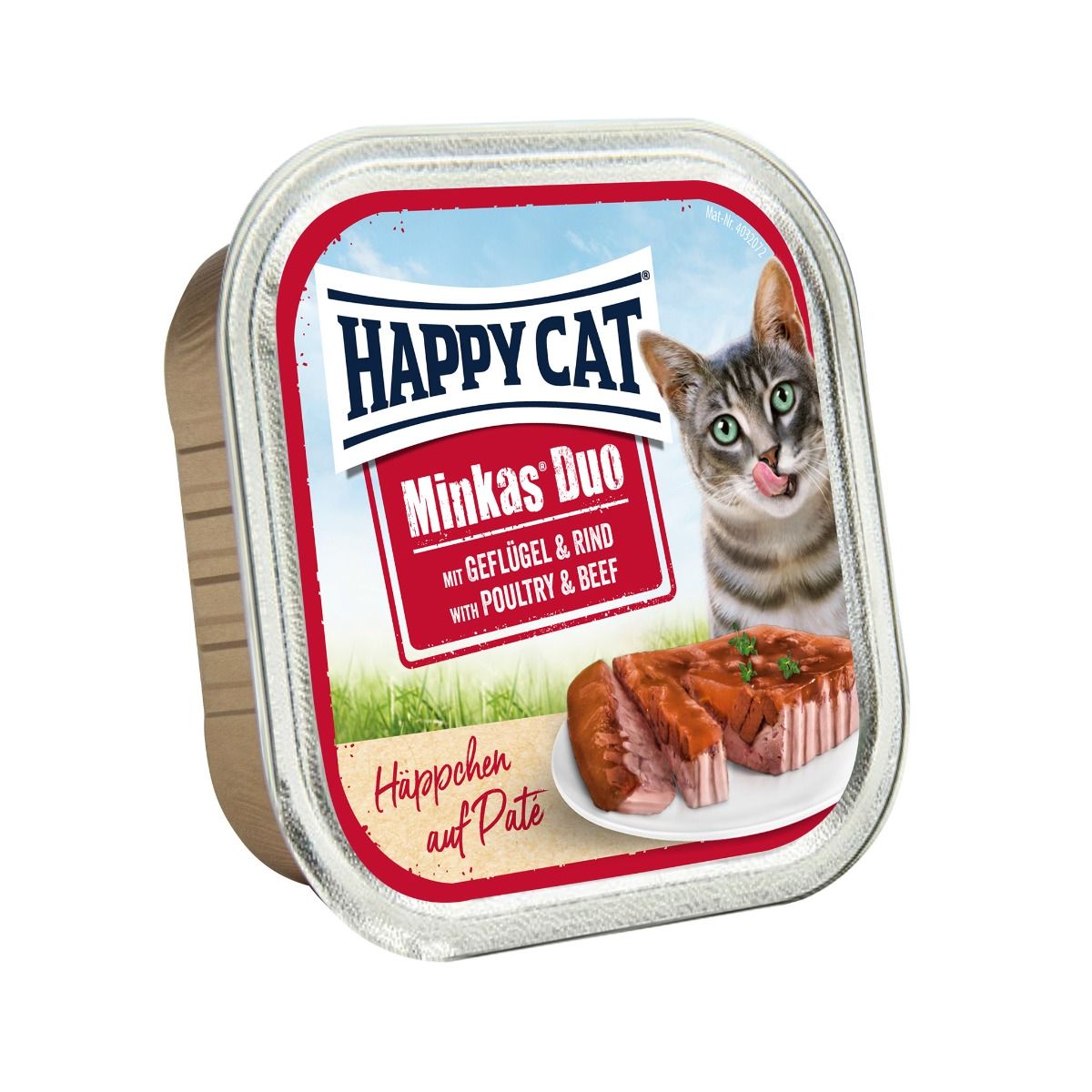 Happy Cat Minkas Duo Poultry & Beef Wet Cat Food
